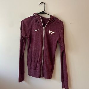 virginia tech sporty zip up